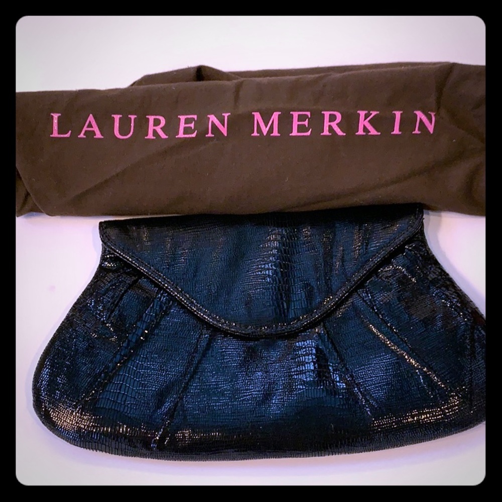 Lauren Merkin Black Bag Clutch
